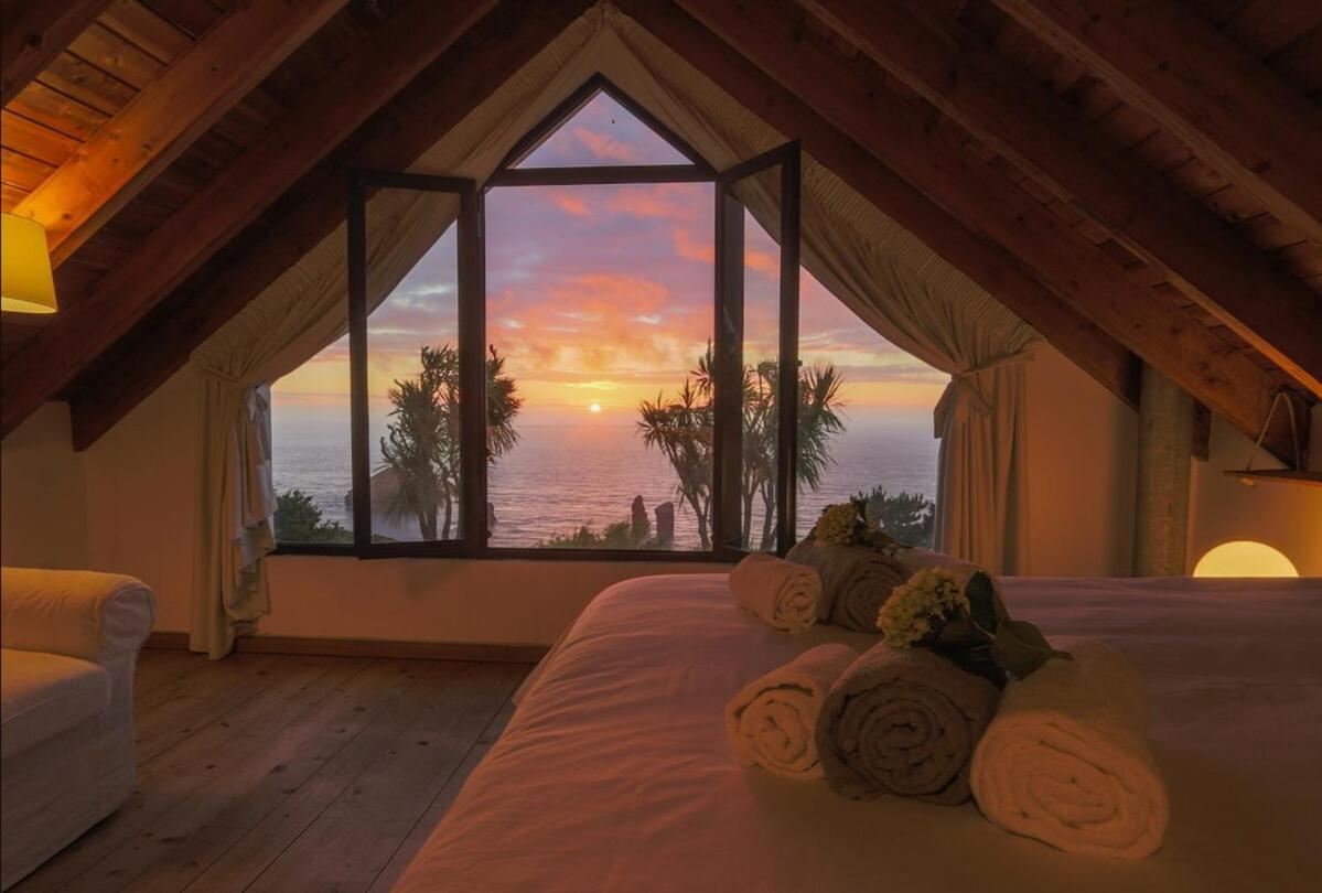 Green Oceanview Relaxing Cottage Mosteiros  Bagian luar foto